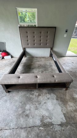 Queen bed frame