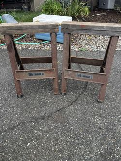 Iron Horse Il Folding Saw Horses