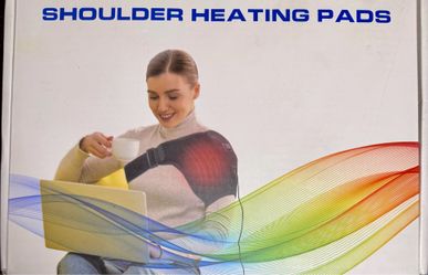Heated Shoulder Wrap Electric Therapy Pad for Pain Relief and Muscle Relaxation