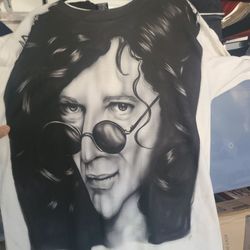 Howard Stern Airbrushed Art T-Shirt. Double Xl! One Of A Kind!