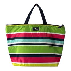 NWT Thirty-One 31 Thermal Tote Preppy Pop Insulated Lunch Bag Multicolor Stripes