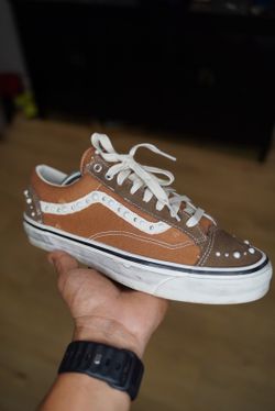 10.5 Pearlized Vans Vintage Cocoa Brown