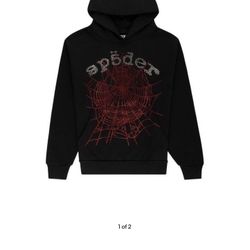 Spider Hoodie Rhinestone 