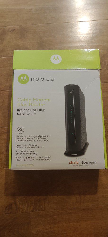 Motorola Modem Router Combo MG7315