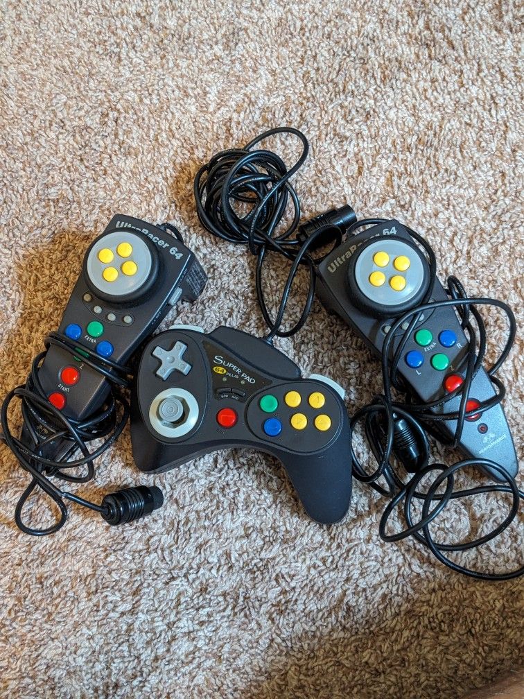 Ultra Racer And Super Pad Pro For Nintendo 64 N64