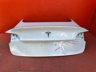 2017 2018 2019 2020 2021 2022 2023 Tesla Model 3 Trunk Lid Shell Panel OEM