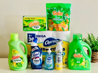 New Gain Laundry & Essentials Bundle