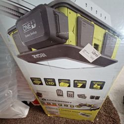 New Ryobi 2hp Garage Door Opener & Accessories