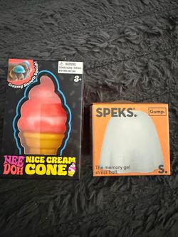 Needoh ice cream cone & speks ghost
