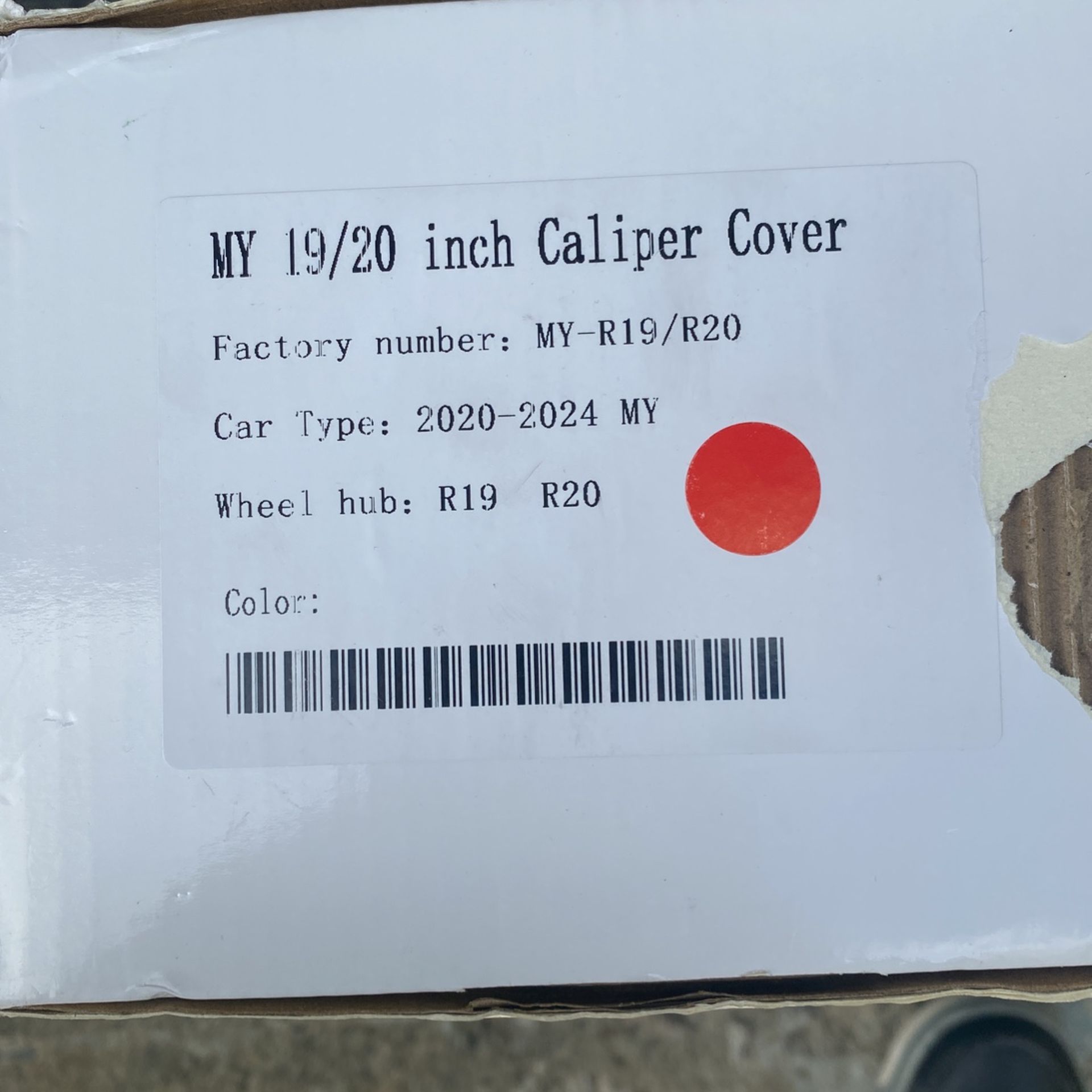 Brand New Caliper Covers Red In Color