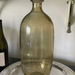 Antique Large Glass Vase Urn
