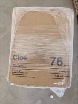 CLOÉ  WHITE GLOSSY 2-1/2X8 CERAMIC TILE