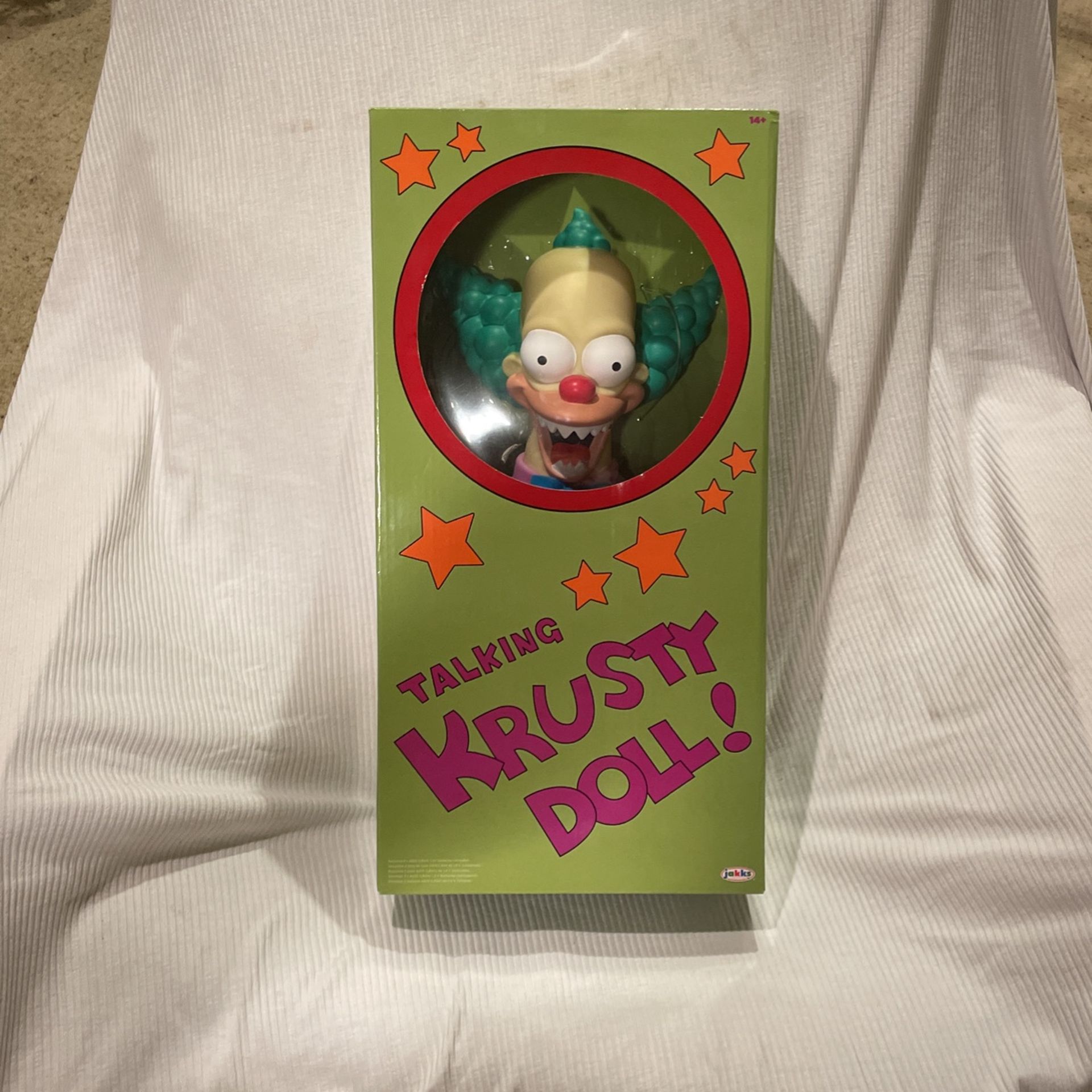 Simpsons/ Jakks/ Krusty The Clown/ Talking Doll/ Fox TV