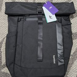 Laptop Backpack Impact Proof And Water Proof TOMTOC Navigator Rolltop
