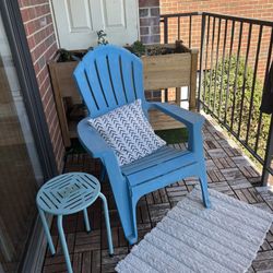 Blue Patio Set