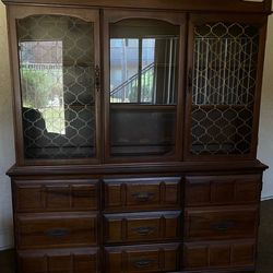 Antique hutch