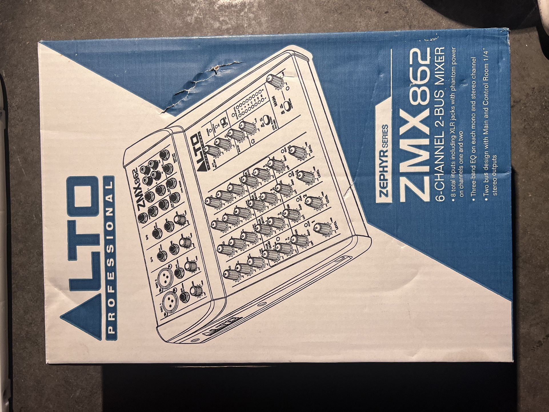 Alto Professional Zephyr ZMX862 6-channels