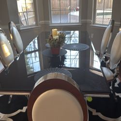 ✨ Luxury Dining Table Set – 6 Chairs