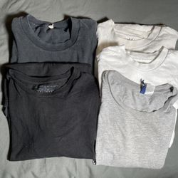 Five Medium shirts