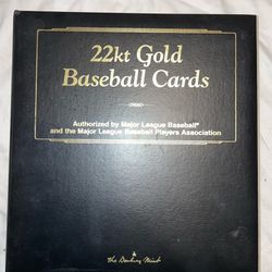 The Dansbury Mint 22KT Gold Baseball Cards 