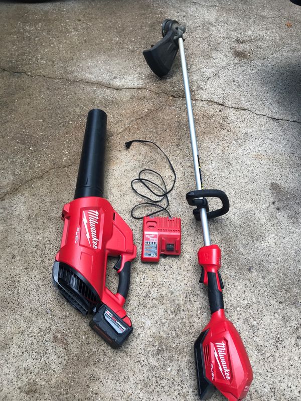 Milwaukee Blower, Weed Eater w/ 1 battery & charger for Sale in Dallas