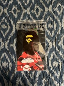 Red and black Bape shirt
