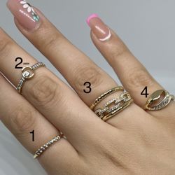 Gold Plated Rings 