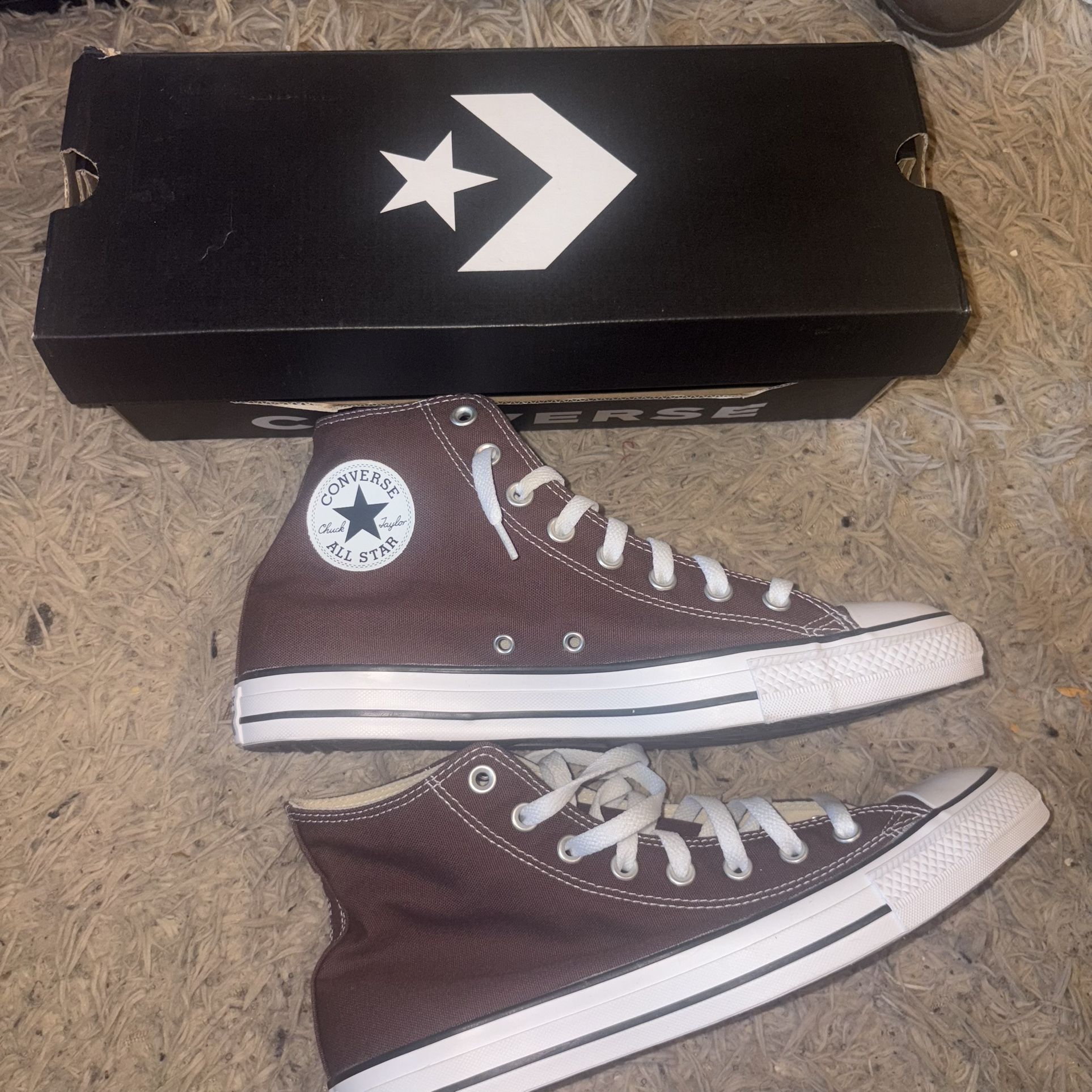 Converse Chuck Taylor All Star High Top Shoes Rust Brown Men Size 10.5