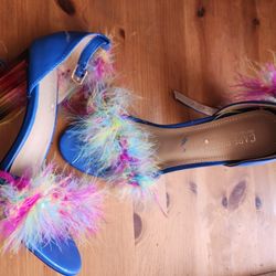 Fun Feather Heels