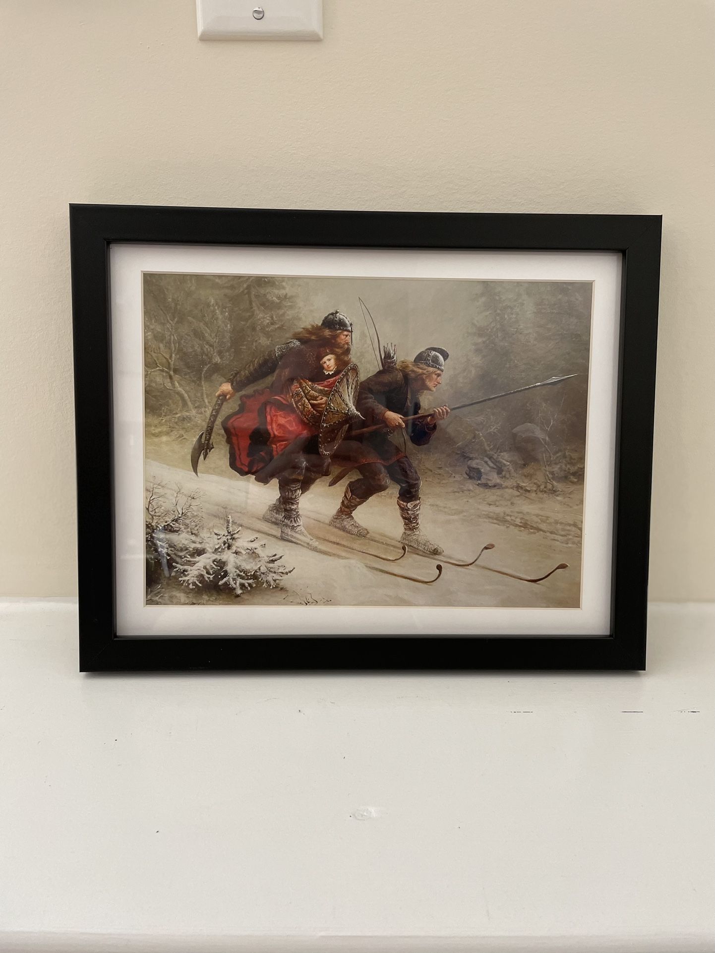 Skiing Birchlegs Crossing The Mountain With The Royal Child 