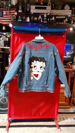 Betty Boop Jean jacket ( size L.)