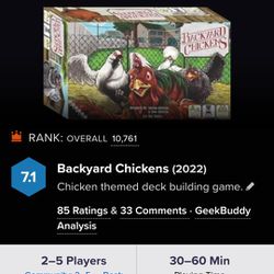 Backyard Chickens Board Game