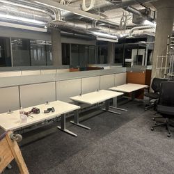 Conset Standing Desk 60x30! I Also Have Chairs, Monitors, And Monitor Arms!