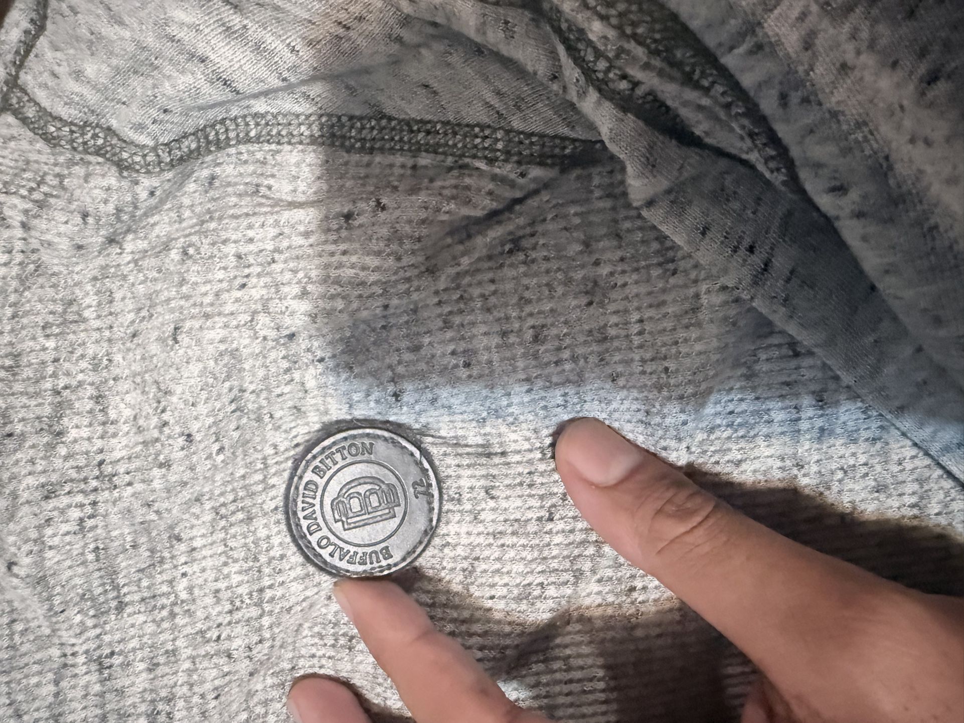 Grey Light Buffalo Hoodie