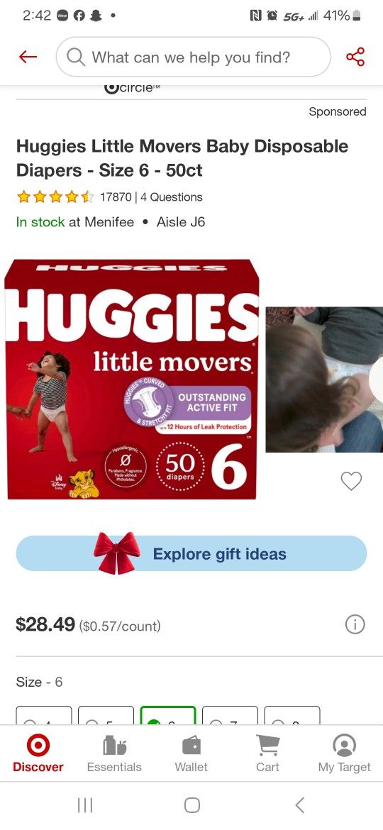 huggies size 5 and 6 unopened boxes