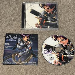Oni (Vintage 2001 PC CD-ROM) Anime Game Complete CIB w/ Manual