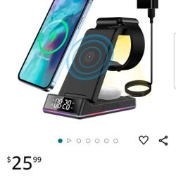 3-1 Iphone,Iwatch And Earplug Charger ,