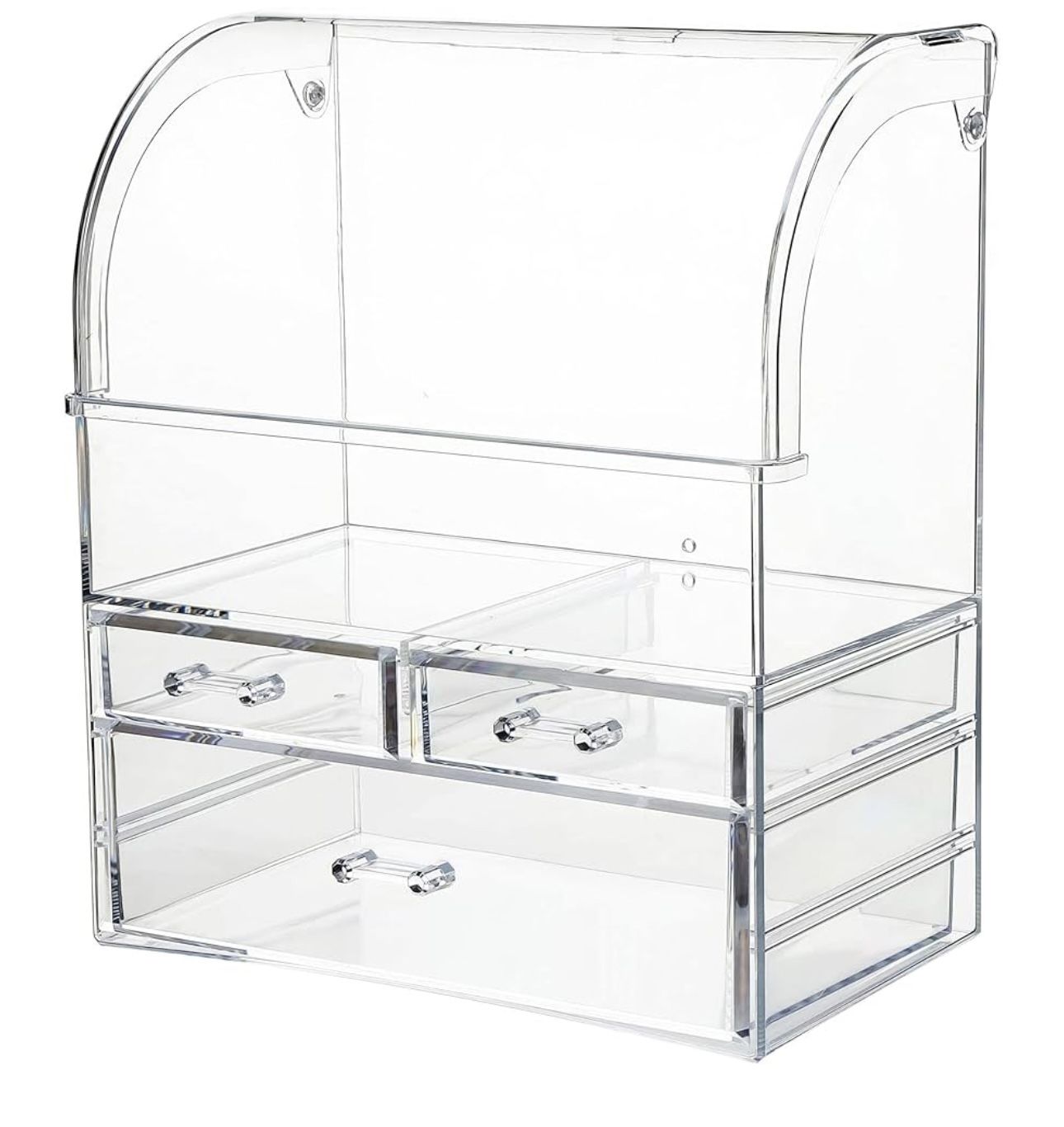 Acrylic Makeup Organizer With Kid
