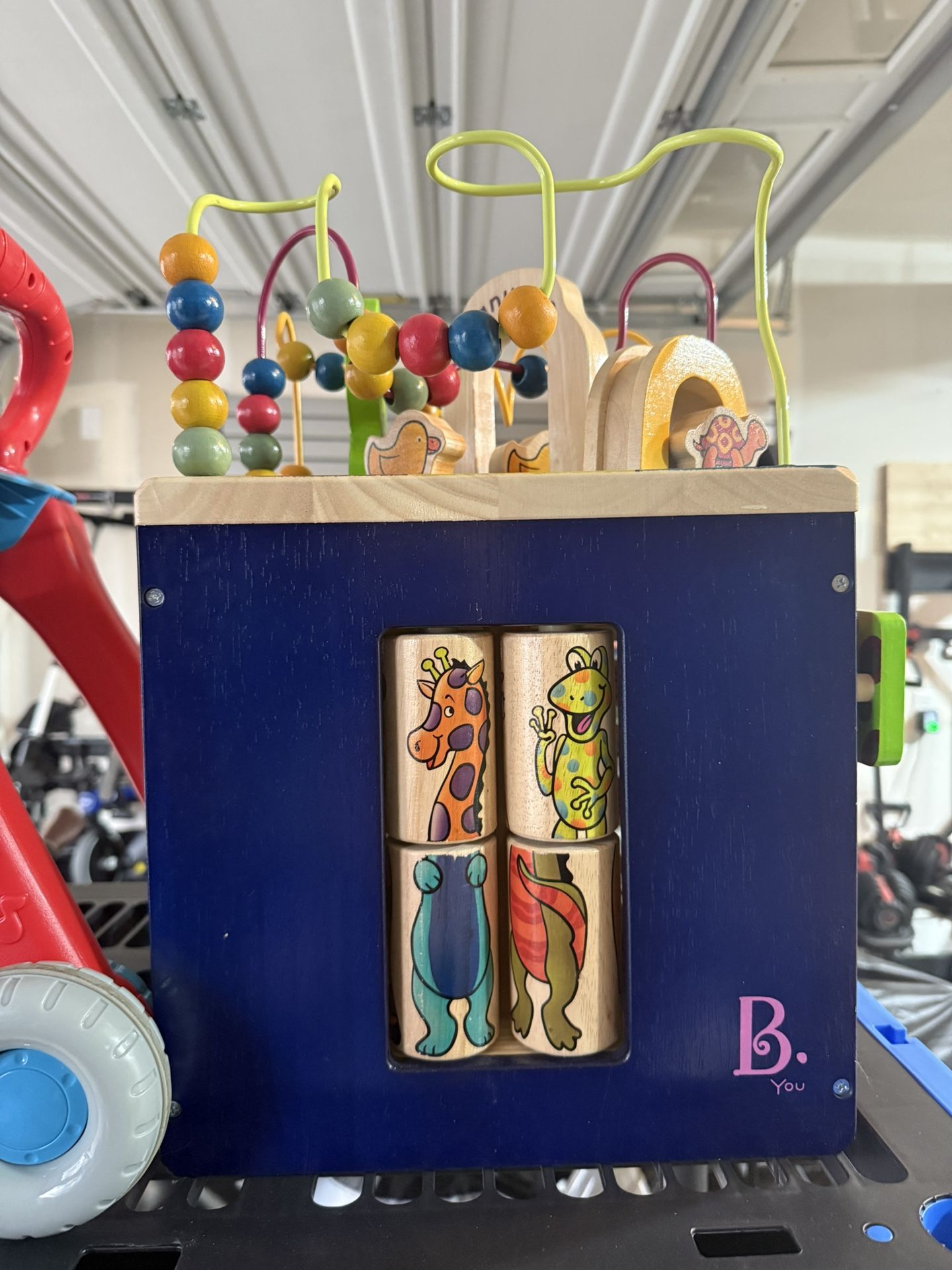 Wooden Activity Cube