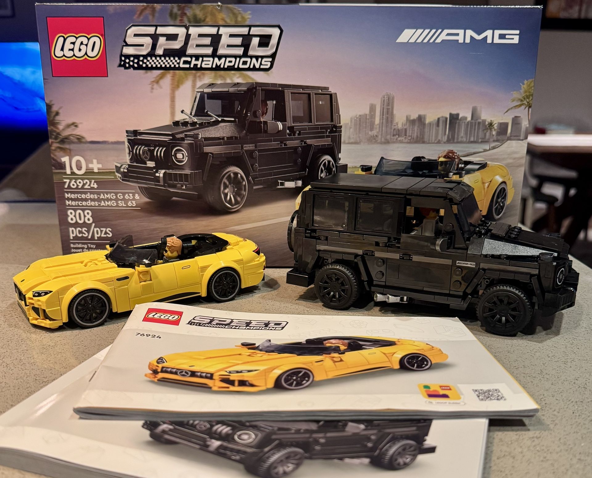 Lego Speed Champions Mercedes-AMG G 63 & Mercedes-AMG SL 63 76924