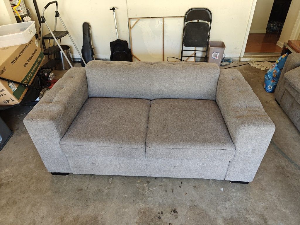 For Sale: Sofa Set (3-Seater + Loveseat with Pull-Out Bed)