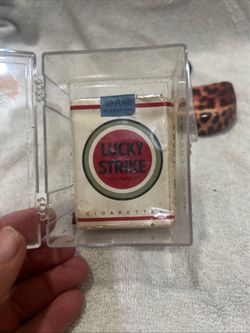 Vintage Lucky Strike Cigarettes Empty Pack