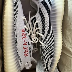 Authentic Yeezy ZEBRA Men’s Size 9 Mens NEW WITH BOX