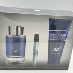Montblanc Explorer Ultra  Blue Eau De Parfum Gift Set