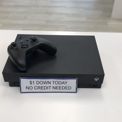 Microsoft Xbox One X Gaming Console - Pay $1 Today to Take it Home and Pay the Rest Later!