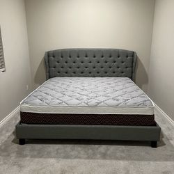Eastern King Bed With Pillowtop Bamboo Mattress Only
