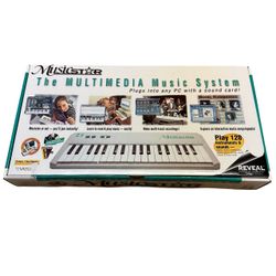 Vintage Reveal MusicStar Multimedia Music System MIDI Keyboard Boxed MKB02