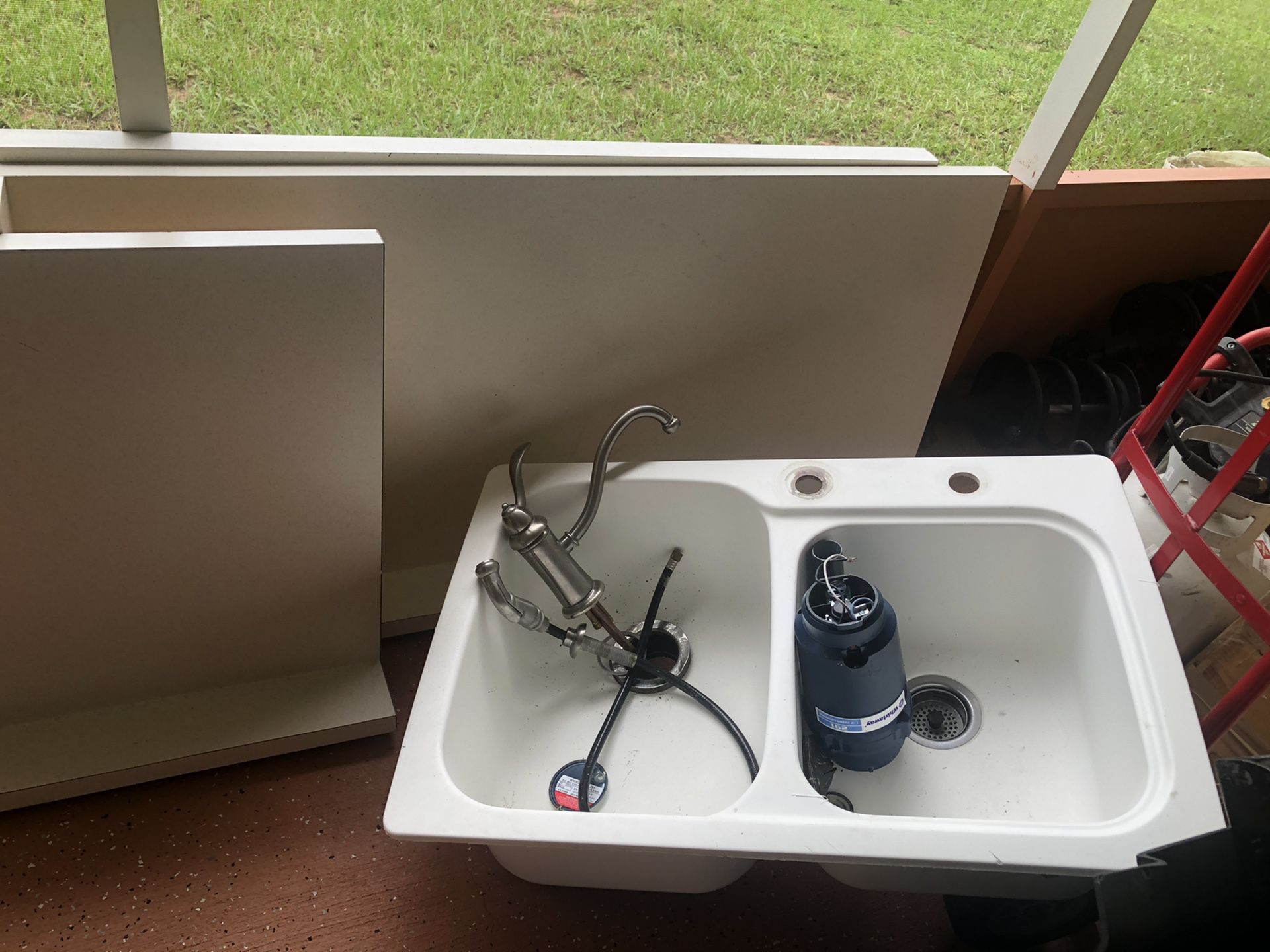Sink, Counter top, Island, Disposal, Faucet