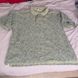 NIKE VINTAGE POLO SHIRT TAN/BLACK MENS