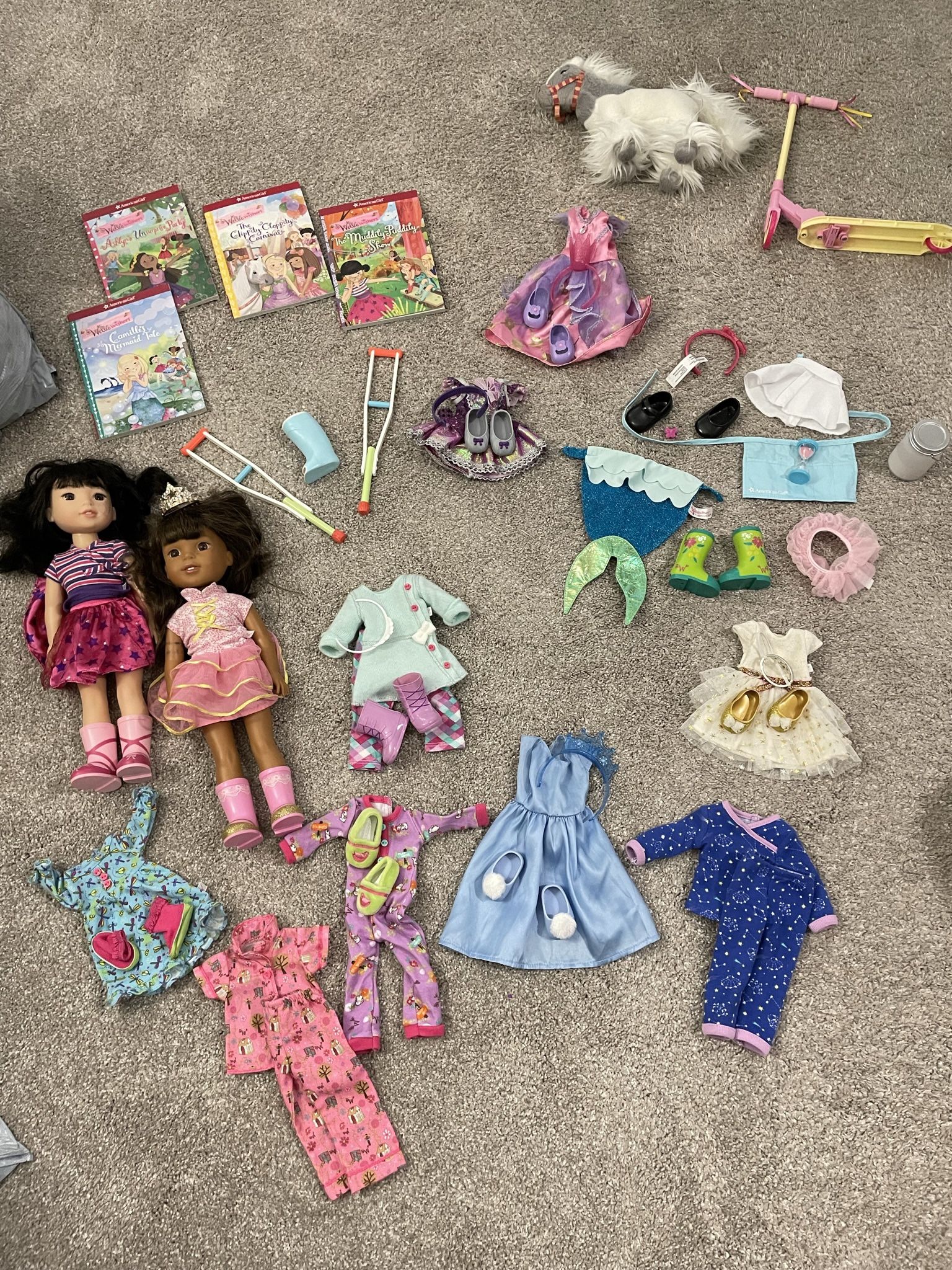 American girl -Wellie wisher Dolls & accessories